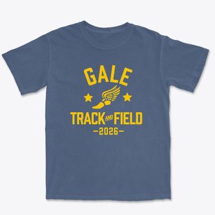 Gale Community Academy Track and Field Premium Heavyweight T-shirt