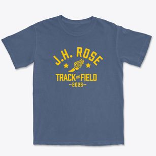 Rose High School Track and Field Premium Heavyweight T-shirt