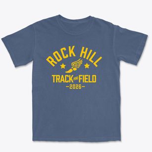 Rock Hill 3 Elementary School Track and Field Premium Heavyweight T-shirt
