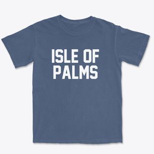 Isle Of Palms South Carolina Classic Block Premium Heavyweight T-shirt