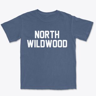 North Wildwood New Jersey Classic Block Premium Heavyweight T-shirt