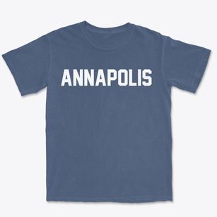 Annapolis Maryland Classic Block Premium Heavyweight T-shirt
