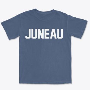 Juneau Alaska Classic Block Premium Heavyweight T-shirt