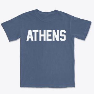 Athens Ohio Classic Block Premium Heavyweight T-shirt