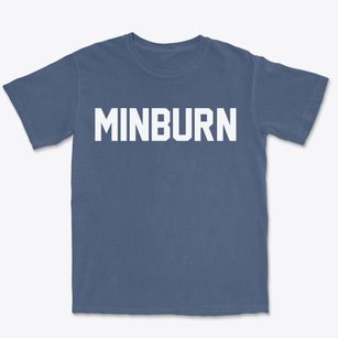Minburn Iowa Classic Block Premium Heavyweight T-shirt