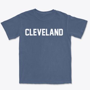 Cleveland Ohio Classic Block Premium Heavyweight T-shirt