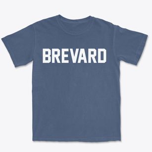 Brevard North Carolina Classic Block Premium Heavyweight T-shirt