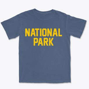 National Park New Jersey Classic Block Premium Heavyweight T-shirt