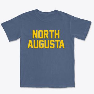 North Augusta South Carolina Classic Block Premium Heavyweight T-shirt