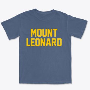 Mount Leonard Missouri Classic Block Premium Heavyweight T-shirt