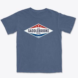 Saddlebrooke Arizona Diamond Star Premium Heavyweight T-shirt