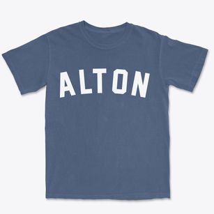 Alton Missouri Classic Curve Premium Heavyweight T-shirt