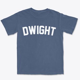 Dwight Nebraska Classic Curve Premium Heavyweight T-shirt