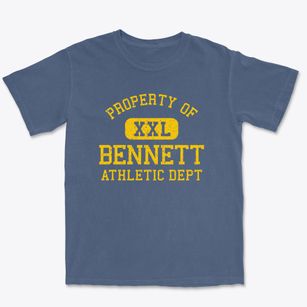 Bennett North Carolina Athletic Dept Premium Heavyweight T-shirt