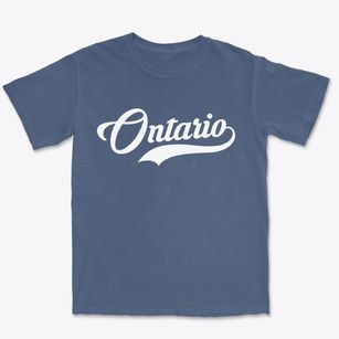 Ontario Wisconsin Vintage Team Premium Heavyweight T-shirt