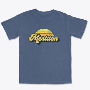 Meriden Connecticut Sublime Sunset Premium Heavyweight T-shirt