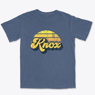 Knox Indiana Sublime Sunset Premium Heavyweight T-shirt