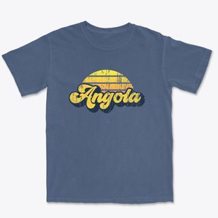 Angola New York Sublime Sunset Premium Heavyweight T-shirt