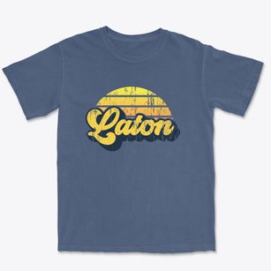 Laton California Sublime Sunset Premium Heavyweight T-shirt