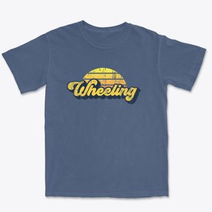 Wheeling West Virginia Sublime Sunset Premium Heavyweight T-shirt