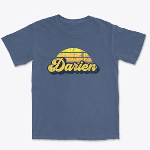 Darien Connecticut Sublime Sunset Premium Heavyweight T-shirt