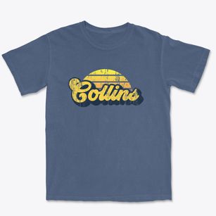 Collins Georgia Sublime Sunset Premium Heavyweight T-shirt