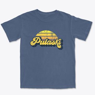 Pulaski Georgia Sublime Sunset Premium Heavyweight T-shirt