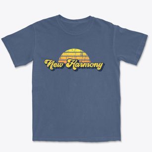 New Harmony Utah Sublime Sunset Premium Heavyweight T-shirt