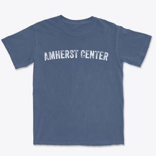 Amherst Center Massachusetts Timeless Retro Premium Heavyweight T-shirt