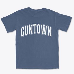 Guntown Mississippi Varsity Premium Heavyweight T-shirt