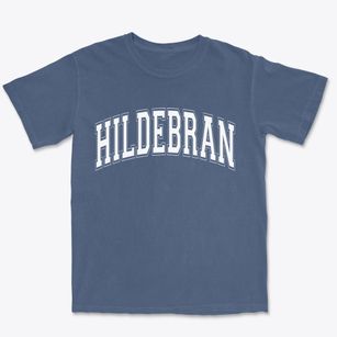 Hildebran North Carolina Varsity Premium Heavyweight T-shirt