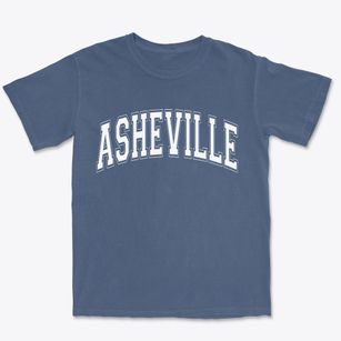 Asheville North Carolina Varsity Premium Heavyweight T-shirt