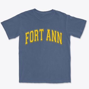 Fort Ann New York Varsity Premium Heavyweight T-shirt