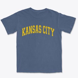 Kansas City Kansas Varsity Premium Heavyweight T-shirt