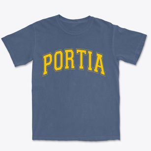 Portia Arkansas Varsity Premium Heavyweight T-shirt