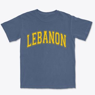 Lebanon Indiana Varsity Premium Heavyweight T-shirt