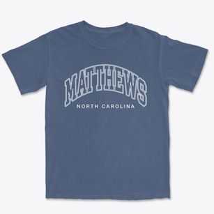 Matthews North Carolina Inline Premium Heavyweight T-shirt