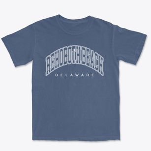 Rehoboth Beach Delaware Inline Premium Heavyweight T-shirt