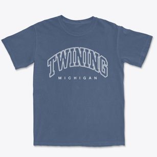 Twining Michigan Inline Premium Heavyweight T-shirt