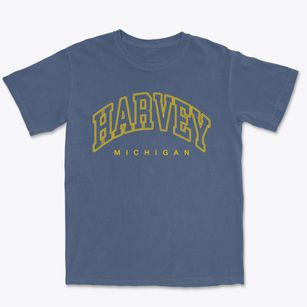 Harvey Michigan Inline Premium Heavyweight T-shirt