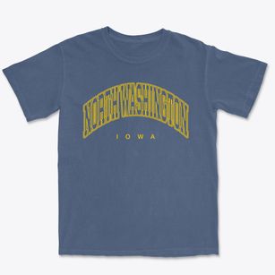 North Washington Iowa Inline Premium Heavyweight T-shirt