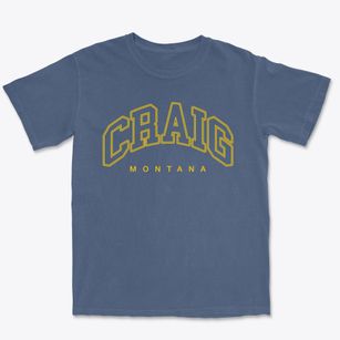 Craig Montana Inline Premium Heavyweight T-shirt