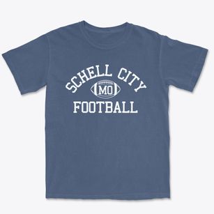 Schell City Missouri Football Premium Heavyweight T-shirt