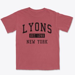 Lyons New York Classic Established Premium Heavyweight T-shirt