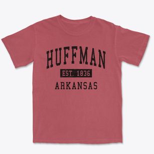 Huffman Arkansas Classic Established Premium Heavyweight T-shirt