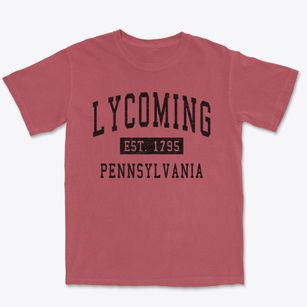 Lycoming Pennsylvania Classic Established Premium Heavyweight T-shirt