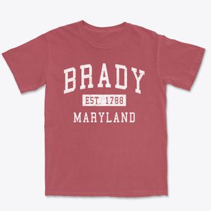 Brady Maryland Classic Established Premium Heavyweight T-shirt