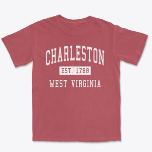 Charleston West Virginia Classic Established Premium Heavyweight T-shirt