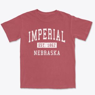 Imperial Nebraska Classic Established Premium Heavyweight T-shirt