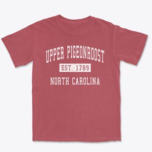 Upper Pigeonroost North Carolina Classic Established Premium Heavyweight T-shirt